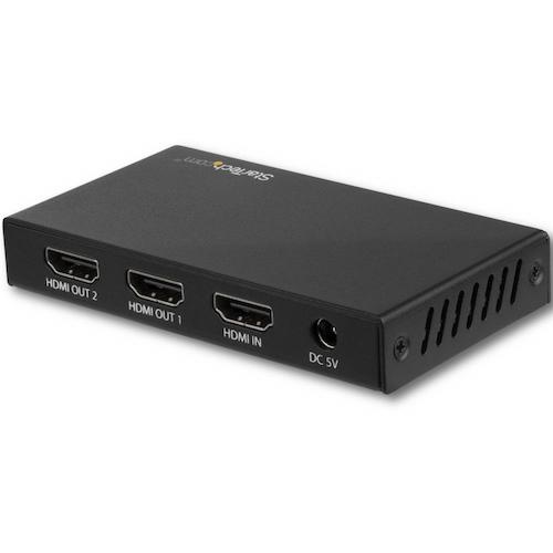 StarTech ビデオスプリッター/HDMI/1入力2出力/4K60Hz/EDID/HDCP 2.2【ST122HD202】