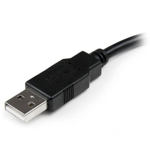 StarTech USBケーブル/A-A/15cm/USB 2.0/480Mbps/延長用/オス・メス/BK【USBEXTAA6IN】