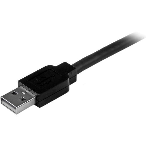 StarTech USBケーブル/A-B/15m/USB 2.0/480Mbps/オス・オス/ブラック【USB2HAB50AC】