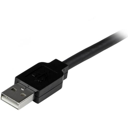 StarTech USBケーブル/A-A/15m/USB 2.0/アクティブ延長/オス・メス/BK【USB2AAEXT15M】