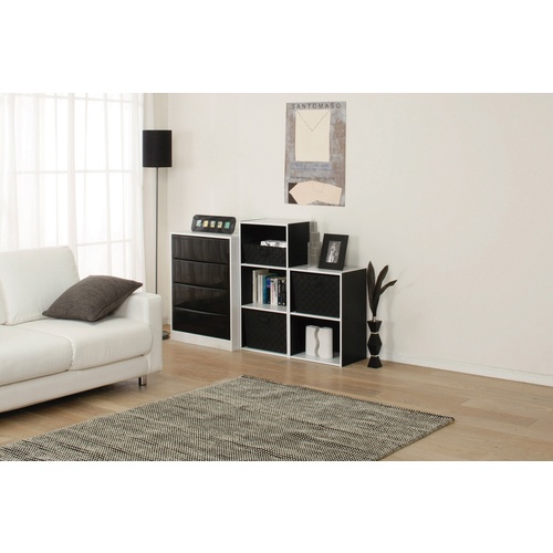 IRIS 538737 カラーバスケット CBK-38 ブラック【CBK-38-BK】