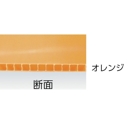 IRIS 262722 プラダン 600X450X4 イエロー【PD-644-YE】