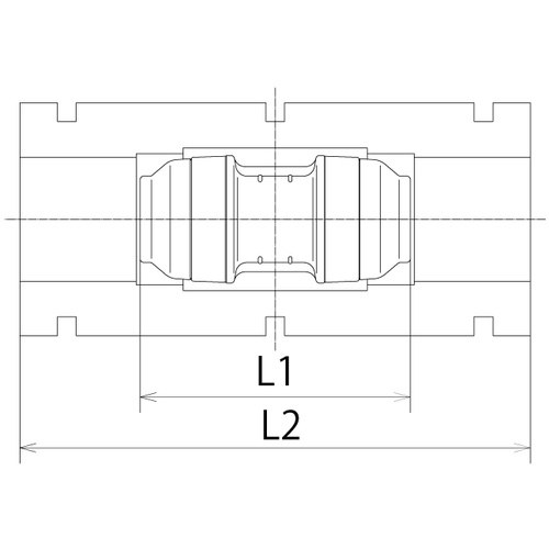 オンダ製作所 ダブルロックジョイントP WPJ3型 ソケット 13A×13A【WPJ3-13-S】