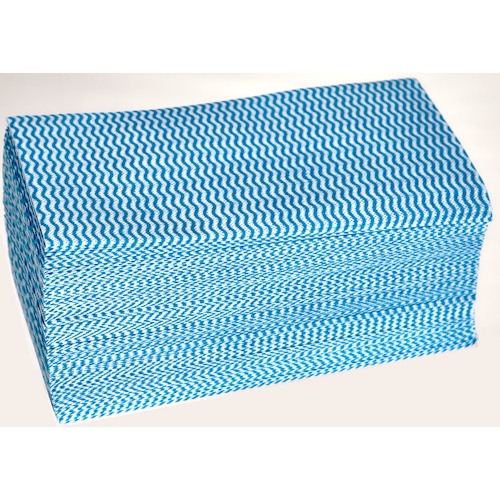 TRUSCO カウンタークロス 30x60cm ブルー レーヨン100% 100枚入【KKL-B】