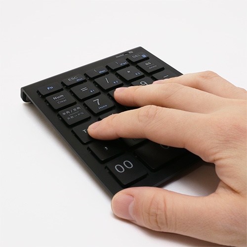 MCO Bluetooth5.0対応 ワイヤレステンキー【TENBT02/BK】