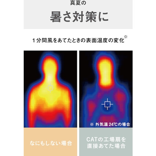 CAT 工場扇 35cm(壁・床タイプ)羽根軸180°半転機能付 ブラック【EEMF-14S360BK】