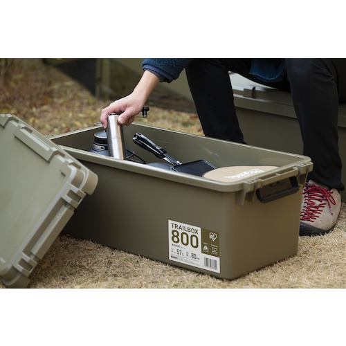 IRIS 297255 TRAILBOX 800 カーキ【TRB-800-K】