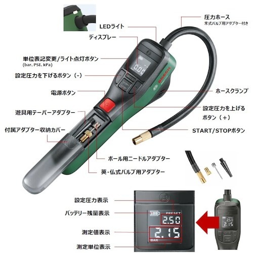 コードレスエアポンプイージーポンプ【EASYPUMP】