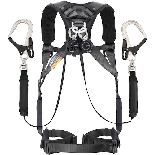 タジマ ハオルハーネスHA 黒 KR150FA シングルL8 ダブルセット【A1HAKR-WL8BK】