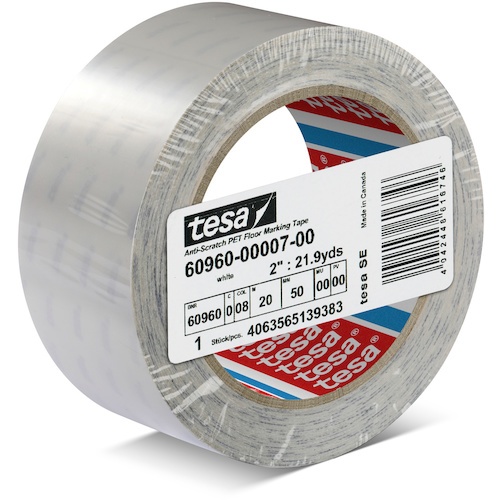tesa 高耐久ラインテープ テサ60960 白 50mm×20m【60960-50-20W】
