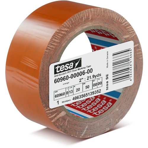 tesa 高耐久ラインテープ テサ60960 オレンジ 50mm×20m【60960-50-20OR】