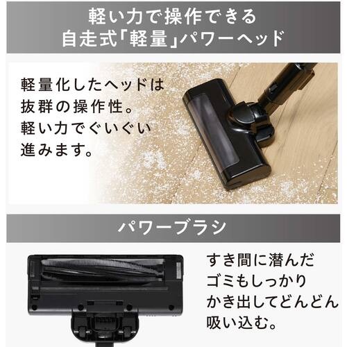 IRIS 296970 充電式サイクロンスティッククリーナー ブラック【SCD-183P-B】