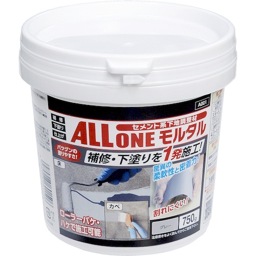 アサヒペン ALL ONE モルタル 750g【601506】