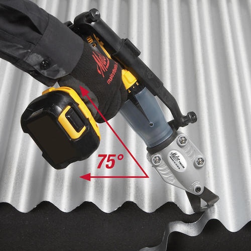 MALCO 電動ドライバーアタッチメント型板金ハサミ TurboShear(R) 波板対応タイプ【TSCM】
