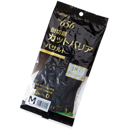 バリアローブ 耐切創カットバリアバサルトPUコート個包装M【NO.656M】
