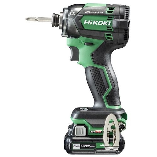 HiKOKI 10.8Vコードレスインパクトドライバ 4.0Ah 高性能モデル バッテリーセット品【WH12DCA-2LS】