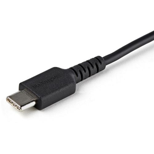StarTech USB-Cケーブル/1m/充電専用/Type-C - Type-A/12W/データ通信機能カット/オス-オス/ブラック【USBSCHAC1M】