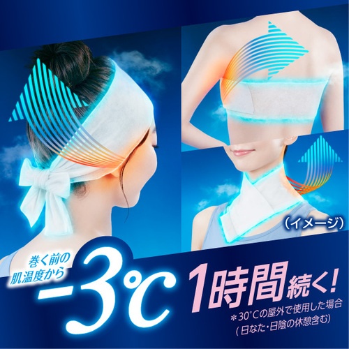 Kao ビオレ 冷タオル 無香性 5本入【421401】