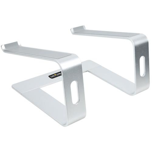 ノートパソコンスタンド/卓上/13 - 17インチ/耐荷重5kg/16度傾斜/ラップ トップ PC スタンド【LAPTOP-STAND-SILVER】