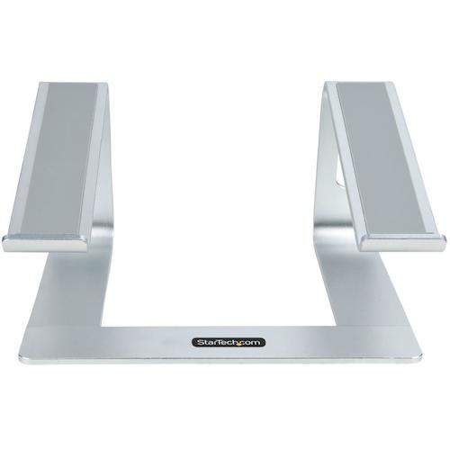 ノートパソコンスタンド/卓上/13 - 17インチ/耐荷重5kg/16度傾斜/ラップ トップ PC スタンド【LAPTOP-STAND-SILVER】