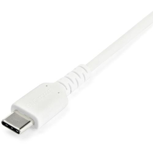 USB 2.0ケーブル/1m/Type-A - Type-C/480Mbps/オス-オス/ホワイト/タイプC - A【RUSB2AC1MW】