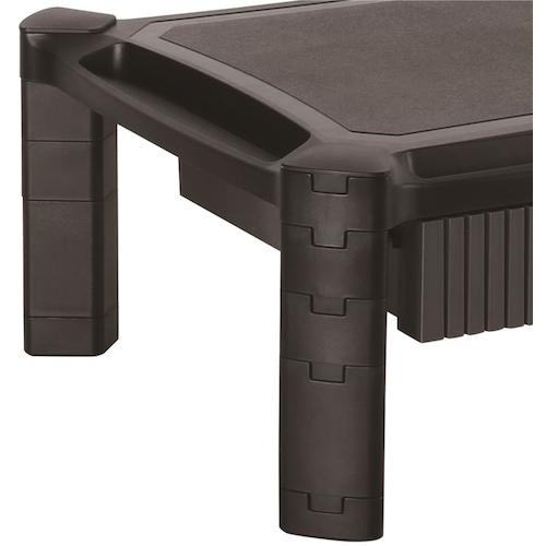 パソコンモニター台/32インチモニター/引出し付き/耐荷重10kg/机上 卓上 デスクトップ ディスプレイ スタンド【MONSTADJD】
