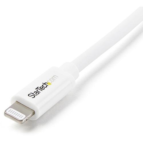 Lightningケーブル/USB-A/1m/480Mbps/Apple MFi認証/ホワイト/iPhone 充電 対応【USBLT1MW】
