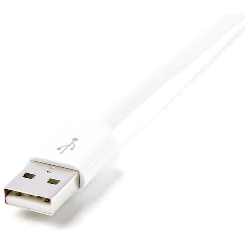Lightningケーブル/USB-A/1m/480Mbps/Apple MFi認証/ホワイト/iPhone 充電 対応【USBLT1MW】