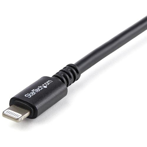 Lightningケーブル/USB-A/3m/480Mbps/Apple MFi認証/ブラック/iPhoneライトニング【USBLT3MB】