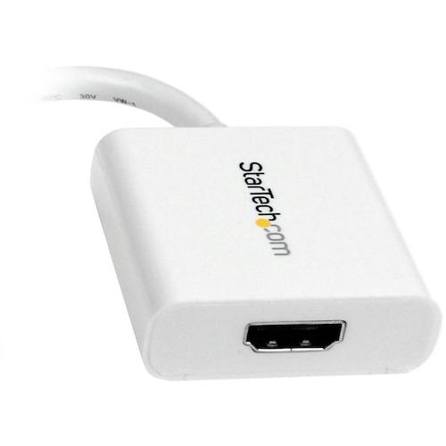 ディスプレイアダプター/Mini DisplayPort - HDMI/1080p/ホワイト/ビデオ 変換 コンバーター【MDP2HDW】