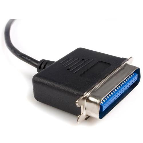 パラレル変換ケーブル/USB-A - Centronics(セントロニクス )36ピン/1.8m/オス - オス【ICUSB1284】