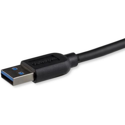 USB 3.0ケーブル/ 50cm/Type-A ‐ Micro-B/5Gbps/スリムタイプ/マイクロB【USB3AUB50CMS】