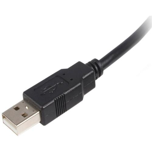 USB 2.0ケーブル/5m/Type-A - Type-B/480Mbps/オス-オス/ブラック/タイプA - B【USB2HAB5M】
