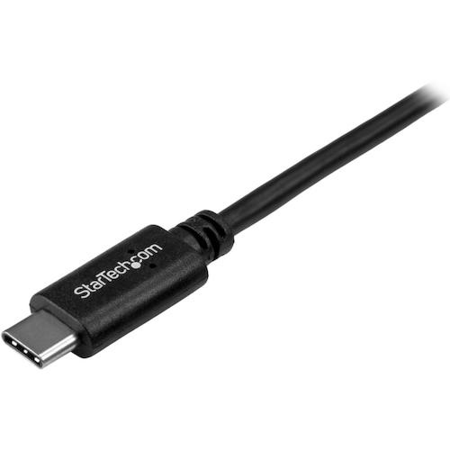 USB-Cケーブル/1m/USB 2.0/480Mbps/Type-C - Type-C/100W/オス-オス/ブラック【USB2CC1M】