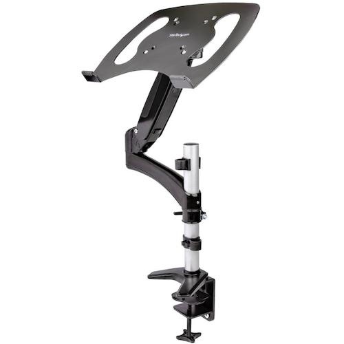 モニターアーム/1画面/最大34インチ/耐荷重8kg/ノートPCアーム両用タイプ/PC パソコン ディスプレイアーム【ARMUNONB1】