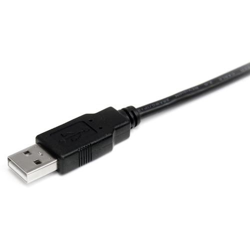 USB 2.0ケーブル/1m/Type-A - Type-A/480Mbps/オス-オス/ブラック/タイプA - A【USB2AA1M】