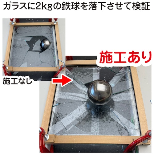 リンテックコマース 凹凸ガラス用飛散抑止テープ【HGS705510】
