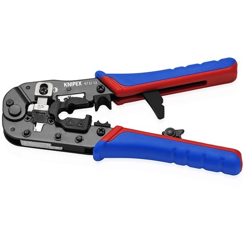 KNIPEX ウエスタンプラグ圧着ペンチ(8ピン)【975113】