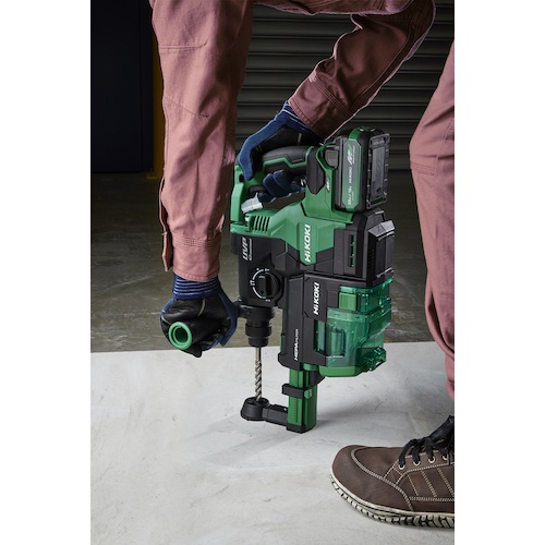HiKOKI ロータリハンマドリル 36V SDSプラスシャンク 集じんシステム搭載 新マルチボルトセット品【DH3628DB(2XPZ)】