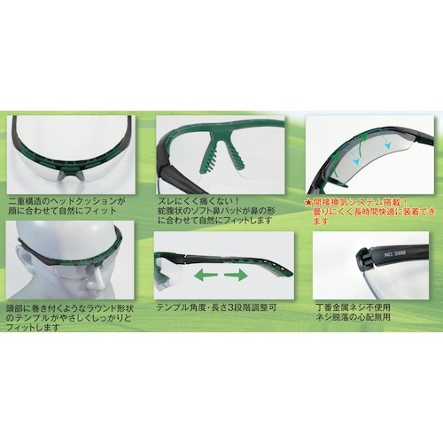 TOA BOJIN 保護めがねFIT【3300PCF】