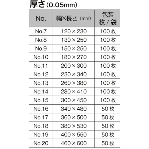 オークラ OK袋 50μm 12号【OK (50)12】