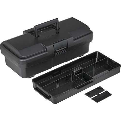 TRUSCO スーパーツールボックス 385X202X140mm ブラック【TJB-385】