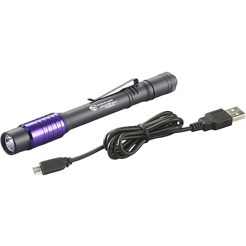 ペン型充電式UVライト スタイラスプロUSB UV(ブラック)【093UV】