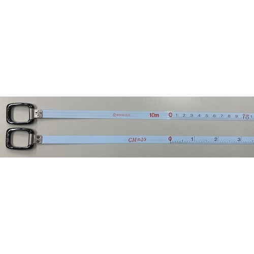 日本度器 直径・円周測定用巻尺 コメット・ミニ 型パイ尺 10m【CMPI-10】
