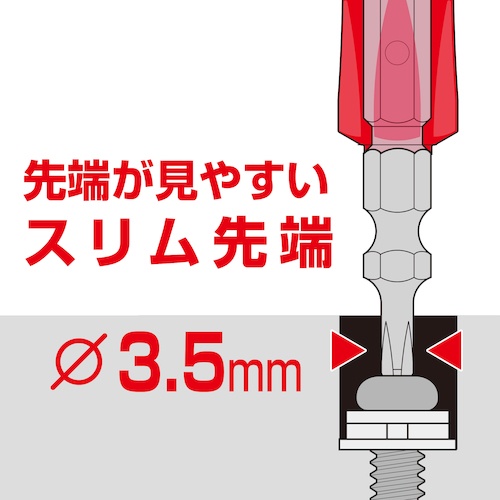 アネックス 絶縁ビット 1本組 +1×-5×98【AZM-1598】