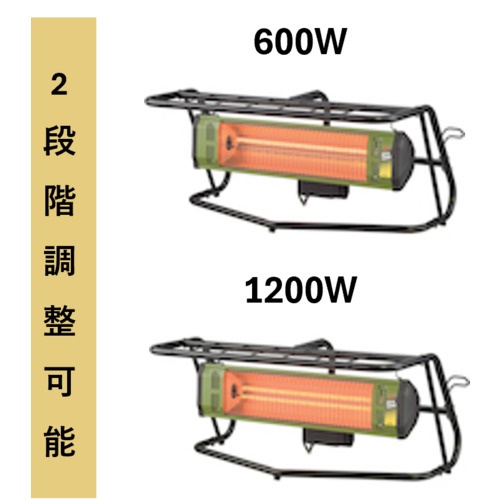 MEIHO 遠赤外線ヒーター 遠赤外線カーボンヒーター【MCH1200】