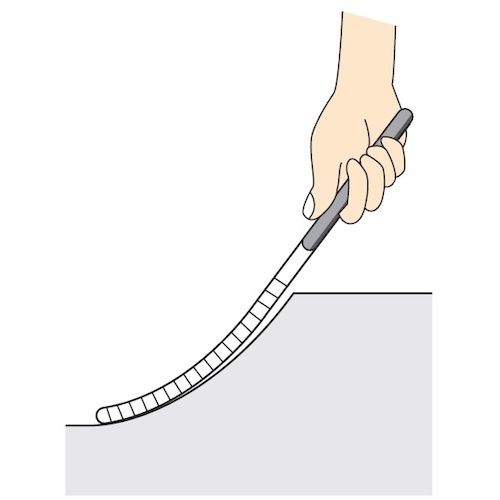 ブライト900 ヴァリトM 平 215mm 荒目 舟型【BRVR-01S】