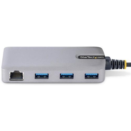 USBハブ/Type-A/3ポート Type-A/ギガビットLAN/バスパワー/micro USB電源オプション【5G3AGBB-USB-A-HUB】