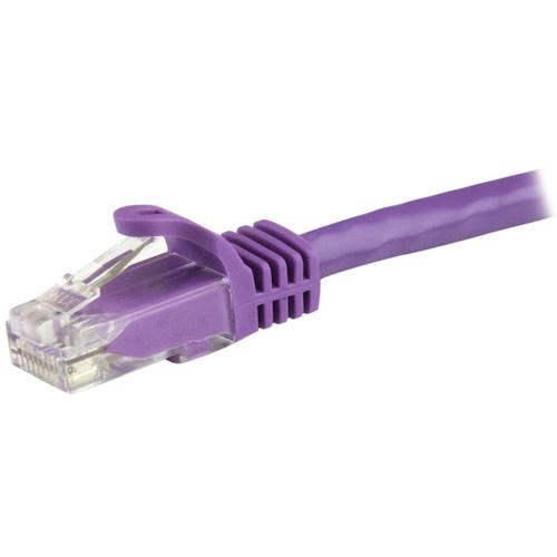 カテゴリ6 LANケーブル/5m/パープル/ギガビットイーサネットケーブル/ツメ折れ防止機構付/CAT6【N6PATC5MPL】
