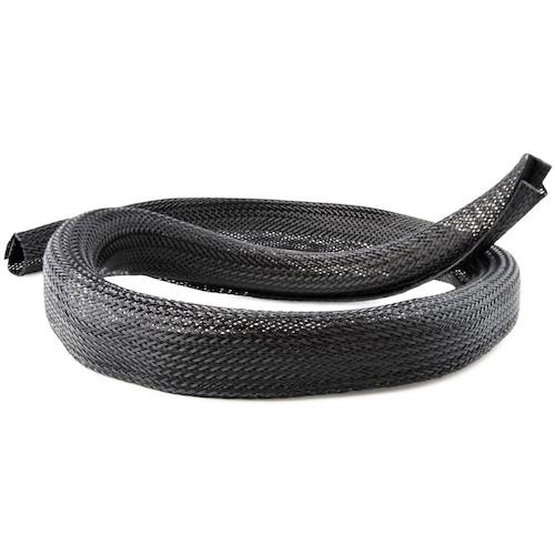 ケーブル収納カバー/3m/直径3cm/ポリエステル編組メッシュ素材/DIY切断可能/ケーブル配線保護チューブ【WKSTNCMFLX】